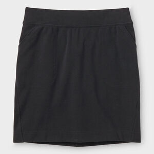 Duluth Trading Co. Women's NoGA Naturale Cotton Skort Black L